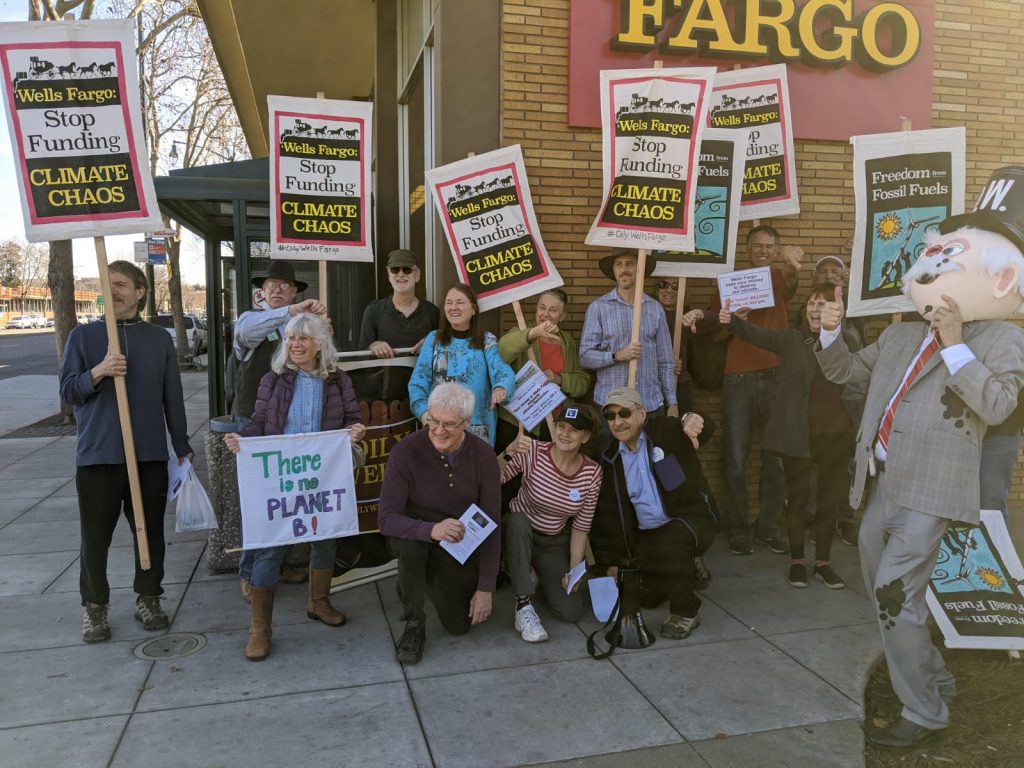 Wells Fargo Peaceful protesters
